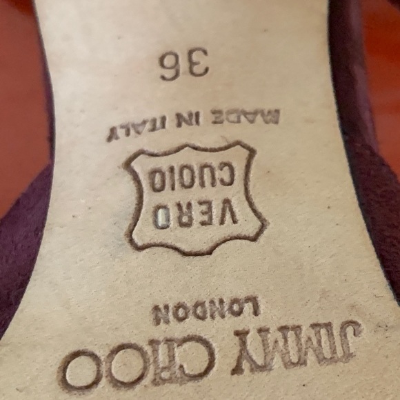 Jimmy Choo wrap around suede 4” heel - Picture 6 of 13